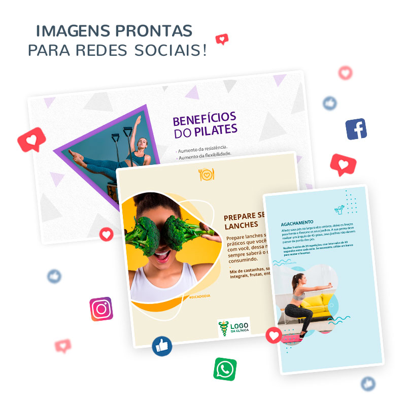 Bando de imagens para redes sociais