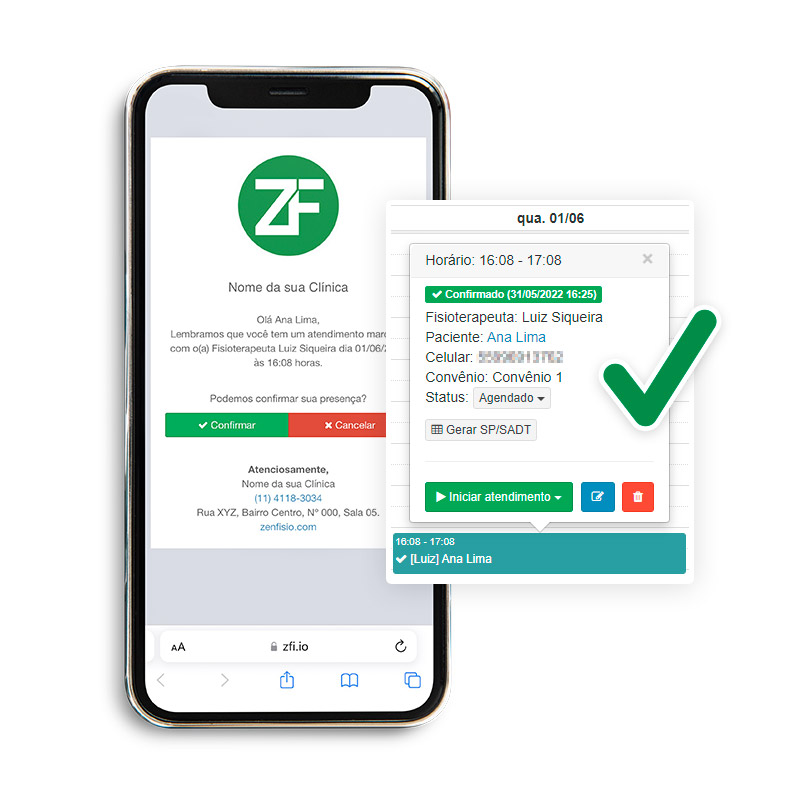 Enviamos lembretes automáticos via Whatsapp para confirmar consultas dos  pacientes. Sua rotina fica bem mais simples com a gente! Com a  integração, By App Health